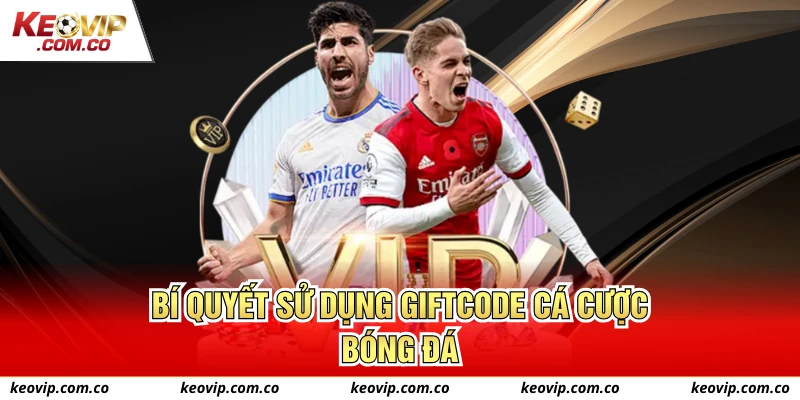 Bí quyết sử dụng giftcode cá cược bóng đá