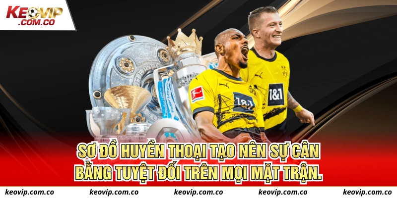 Sơ đồ huyền thoại tạo nên sự cân bằng tuyệt đối trên mọi mặt trận.